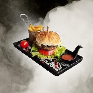 Blue burger