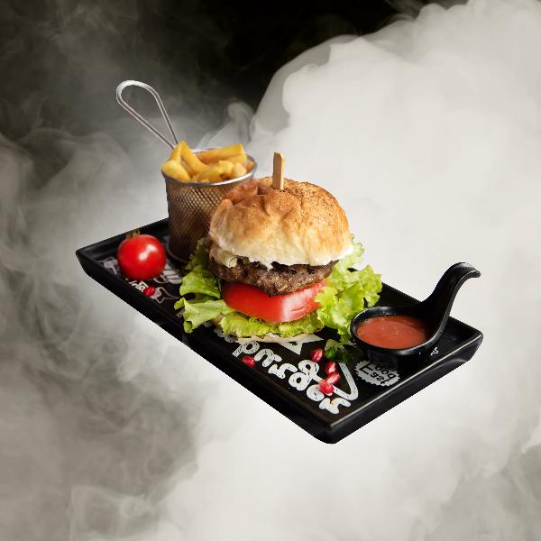 Blue burger